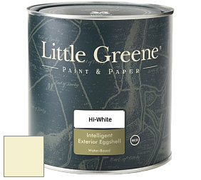 Краска Little Greene Intelligent Exterior Eggshell полуматовая водная краска цвет LG170 White Lead Mid