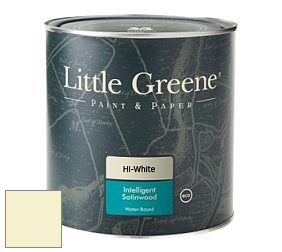 Краска Little Greene Intelligent Satinwood полуглянцевая моющаяся краска цвет LG170 White Lead Mid