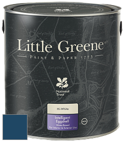 Краска Little Greene Intelligent Eggshell полуматовая моющаяся краска цвет RAL 5001 