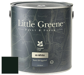 Краска Little Greene Tom’s Oil Eggshell полуматовая масляная краска цвет LG216 Obsidian Green
