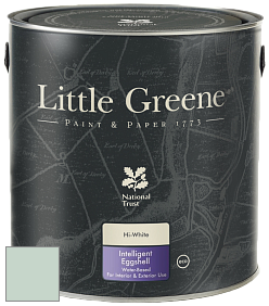 Краска Little Greene Intelligent Eggshell полуматовая моющаяся краска цвет LG284 Aquamarine Mid