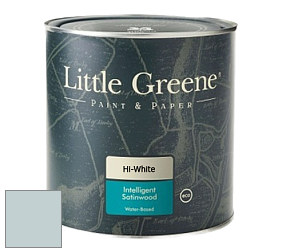 Краска Little Greene Intelligent Satinwood полуглянцевая моющаяся краска цвет LG325 Bone China Blue - Faint