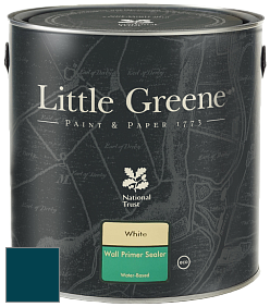 Краска Little Greene Wall Primer Sealer кроющий колеруемый грунт цвет LG95 Marine Blue