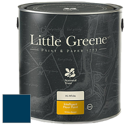 Краска Little Greene Intelligent Floor Paint полуглянцевая быстросохнущая краска цвет LG207 Deep Space Blue