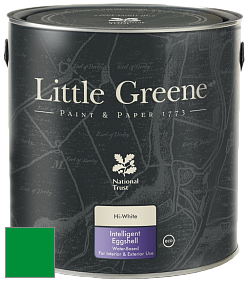 Краска Little Greene Intelligent Eggshell полуматовая моющаяся краска цвет RAL 6037 