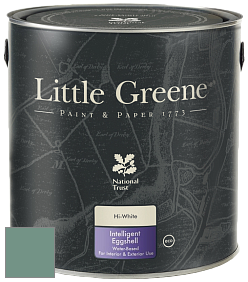 Краска Little Greene Intelligent Eggshell полуматовая моющаяся краска цвет NCS S 4020-B90G 