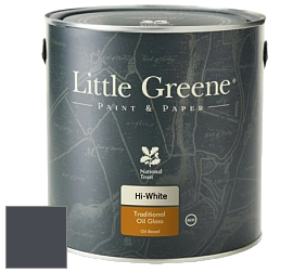 Краска Little Greene Traditional Oil Gloss высокоглянцевая масляная краска цвет RAL 7024 