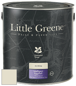 Краска Little Greene Intelligent Eggshell полуматовая моющаяся краска цвет NCS S 1005-G90Y 