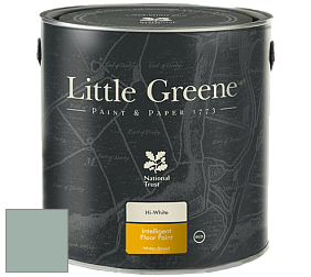 Краска Little Greene Intelligent Floor Paint полуглянцевая быстросохнущая краска цвет NCS S 3010-B90G 