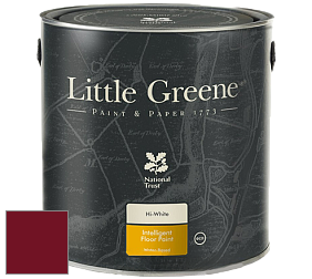 Краска Little Greene Intelligent Floor Paint полуглянцевая быстросохнущая краска цвет LG192 Theatre Red