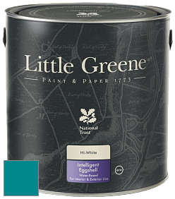 Краска Little Greene Intelligent Eggshell полуматовая моющаяся краска цвет NCS S 3060-B30G 