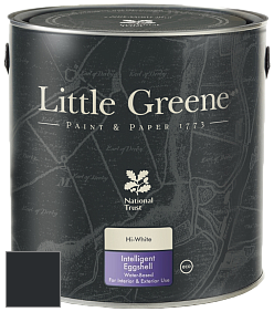 Краска Little Greene Intelligent Eggshell полуматовая моющаяся краска цвет RAL 9011 