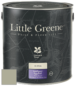Краска Little Greene Intelligent Eggshell полуматовая моющаяся краска цвет NCS S 3010-G60Y 