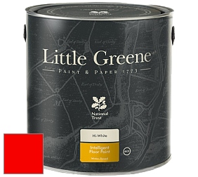 Краска Little Greene Intelligent Floor Paint полуглянцевая быстросохнущая краска цвет RAL 3024 