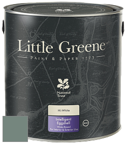 Краска Little Greene Intelligent Eggshell полуматовая моющаяся краска цвет NCS S 5010-B90G 