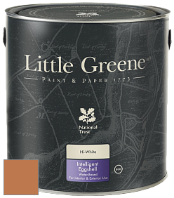 Краска Little Greene Intelligent Eggshell полуматовая моющаяся краска цвет NCS S 3050-Y40R 