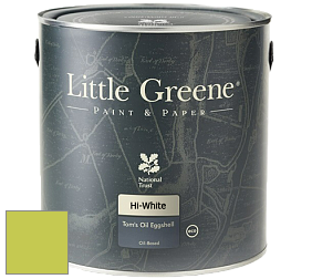 Краска Little Greene Tom’s Oil Eggshell полуматовая масляная краска цвет LG70 Pale Lime