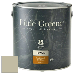Краска Little Greene Traditional Oil Gloss высокоглянцевая масляная краска цвет LGSt322 Book Room Green