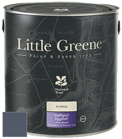 Краска Little Greene Intelligent Eggshell полуматовая моющаяся краска цвет LG115 Juniper Ash