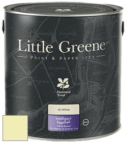 Краска Little Greene Intelligent Eggshell полуматовая моющаяся краска цвет NCS S 0520-G70Y 