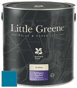 Краска Little Greene Intelligent Eggshell полуматовая моющаяся краска цвет NCS S 3060-B 