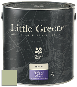 Краска Little Greene Intelligent Eggshell полуматовая моющаяся краска цвет NCS S 2020-G40Y 