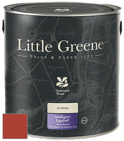 Краска Little Greene Intelligent Eggshell полуматовая моющаяся краска цвет RAL 3016 