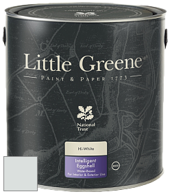 Краска Little Greene Intelligent Eggshell полуматовая моющаяся краска цвет NCS S 1002-B50G 