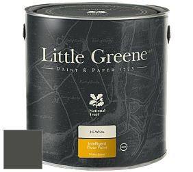 Краска Little Greene Intelligent Floor Paint полуглянцевая быстросохнущая краска цвет RAL 7022 