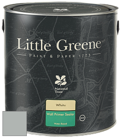 Краска Little Greene Wall Primer Sealer кроющий колеруемый грунт цвет LG184 Bone China Blue Deep