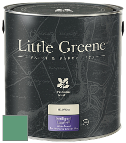 Краска Little Greene Intelligent Eggshell полуматовая моющаяся краска цвет NCS S 3040-G 