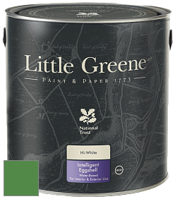 Краска Little Greene Intelligent Eggshell полуматовая моющаяся краска цвет NCS S 3060-G20Y 