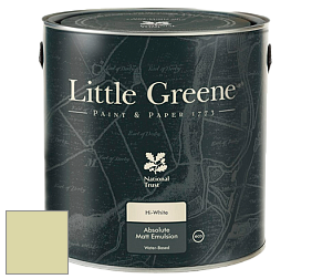 Краска Little Greene Absolute Matt Emulsion матовая краска для потолка цвет LG83 Olive Oil