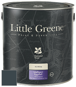 Краска Little Greene Intelligent Eggshell полуматовая моющаяся краска цвет NCS S 8010-B10G 