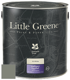 Краска Little Greene Intelligent Eggshell полуматовая моющаяся краска цвет RAL 7023 