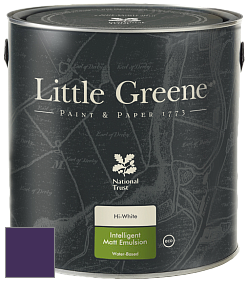 Краска Little Greene Ultimatt Intelligent Matt Emulsion матовая моющаяся краска цвет LG188 Purpleheart