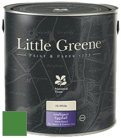 Краска Little Greene Intelligent Eggshell полуматовая моющаяся краска цвет NCS S 2570-G20Y 
