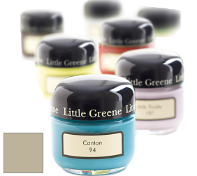 Краска Little Greene Sample Pot баночка краски цвет LG151 Slaked Lime Dark