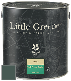 Краска Little Greene Wall Primer Sealer кроющий колеруемый грунт цвет LG306 Three Farm Green