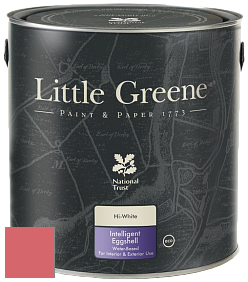 Краска Little Greene Intelligent Eggshell полуматовая моющаяся краска цвет LG189 Carmine