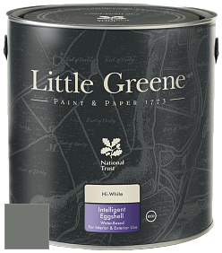 Краска Little Greene Intelligent Eggshell полуматовая моющаяся краска цвет NCS S 6005-G20Y 