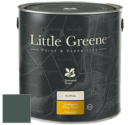 Краска Little Greene Intelligent Floor Paint полуглянцевая быстросохнущая краска цвет LG306 Three Farm Green