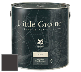 Краска Little Greene Absolute Matt Emulsion матовая краска для потолка цвет RAL 8019 