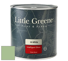 Краска Little Greene Intelligent Gloss глянцевая моющаяся краска цвет LG91 Pea Green