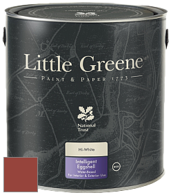 Краска Little Greene Intelligent Eggshell полуматовая моющаяся краска цвет NCS S 3560-Y80R 