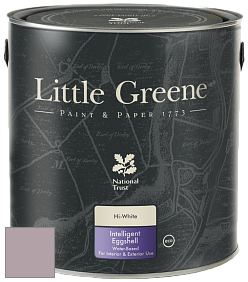 Краска Little Greene Intelligent Eggshell полуматовая моющаяся краска цвет NCS S 3010-R20B 