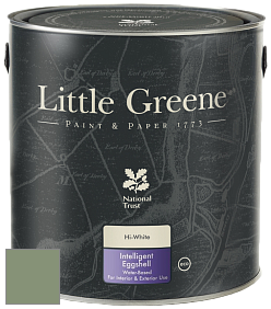 Краска Little Greene Intelligent Eggshell полуматовая моющаяся краска цвет NCS S 4020-G30Y 